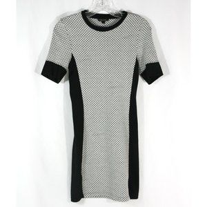 Top Shop Color Block Short Sleeve Stretch Dress Body Con 6